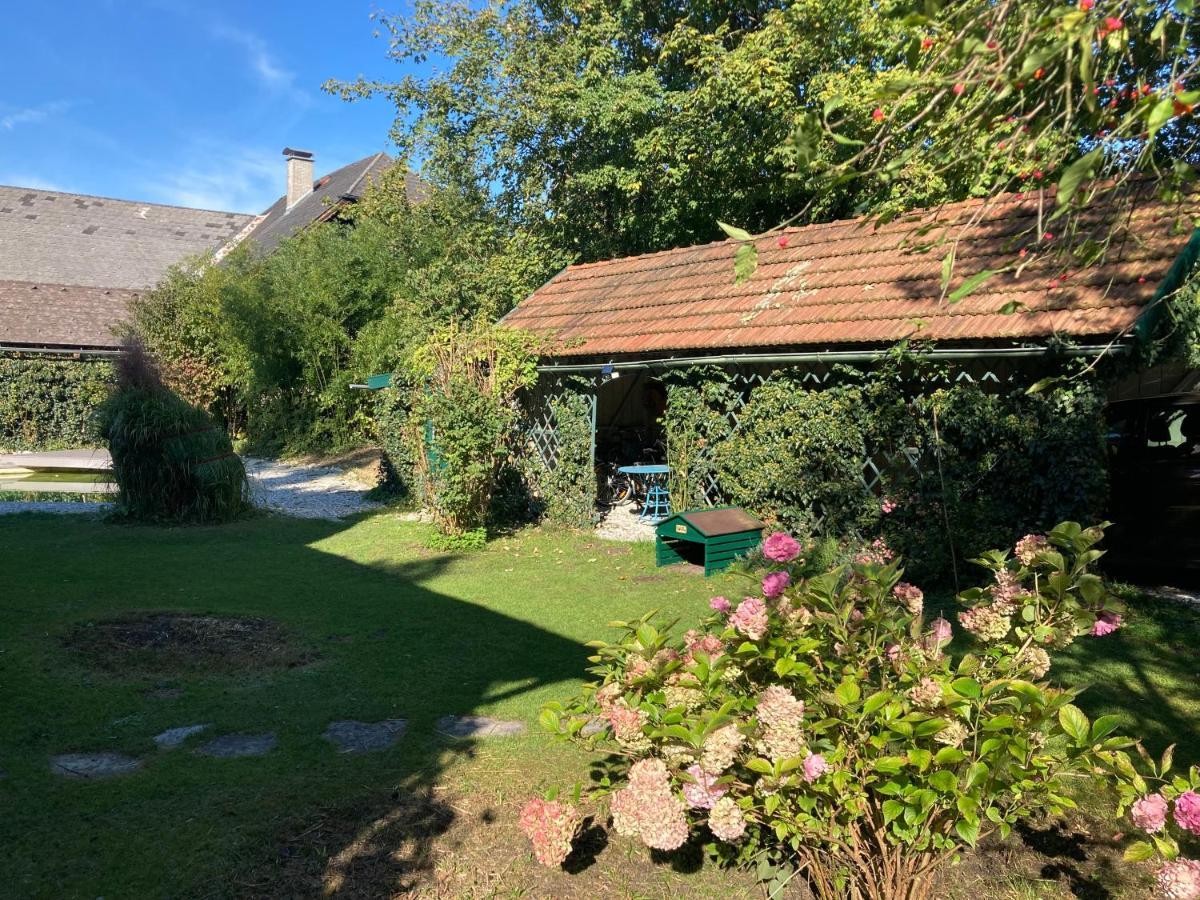 Haus Mit Sauna Und Privatem Badeteich In Anif Bei Salzburg Екстер'єр фото